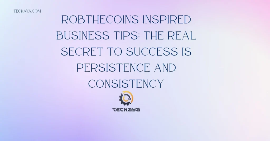 business tips robthecoins