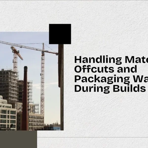 Handling Material Offcuts and Packaging Waste During Builds