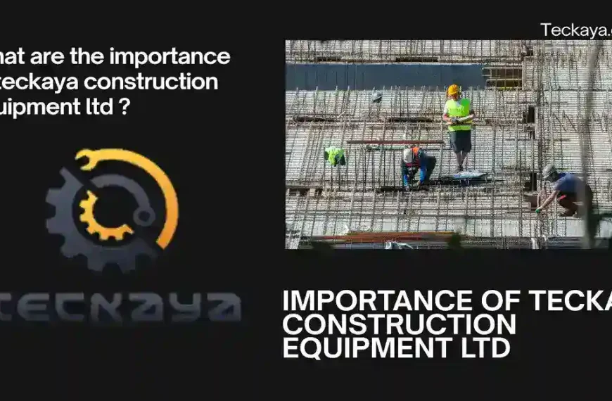 What are the importance of teckaya construction equipment ltd ?