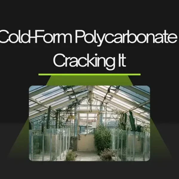 How to Cold-Form Polycarbonate Without Cracking It